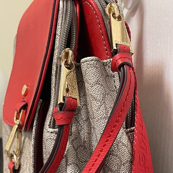Calvin Klein Red and Gray Backpack main image 9